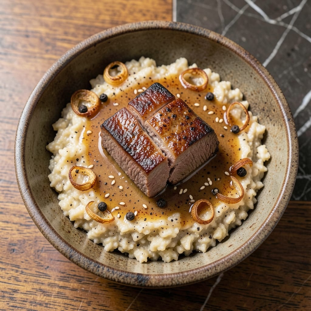 Beef and Grits Recipe: Smoky Paprika-Kissed Steak with Creamy Stone-Ground Grits