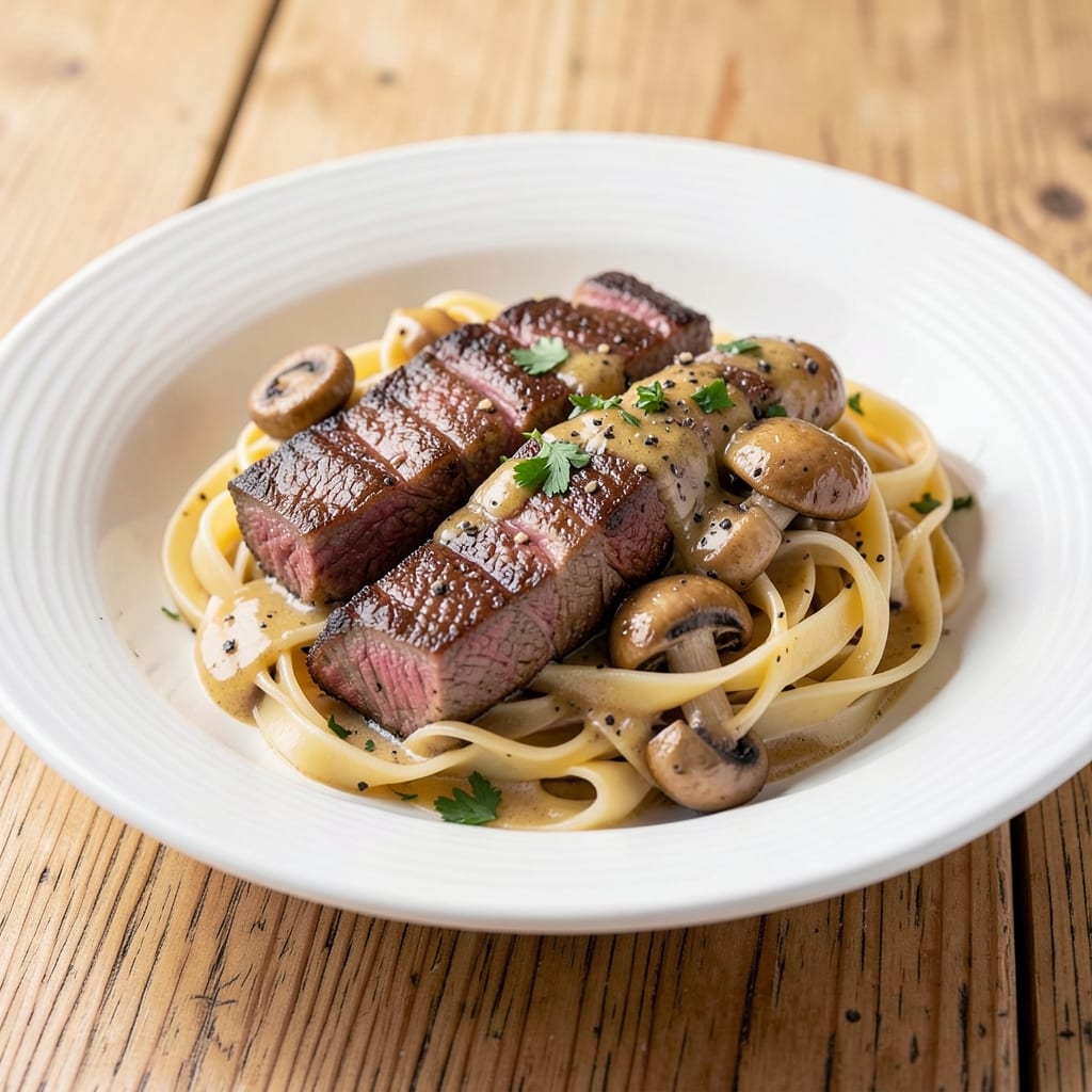 Beef and Mushroom Pasta Recipe: Umami-Rich Sauce with Al Dente Noodles