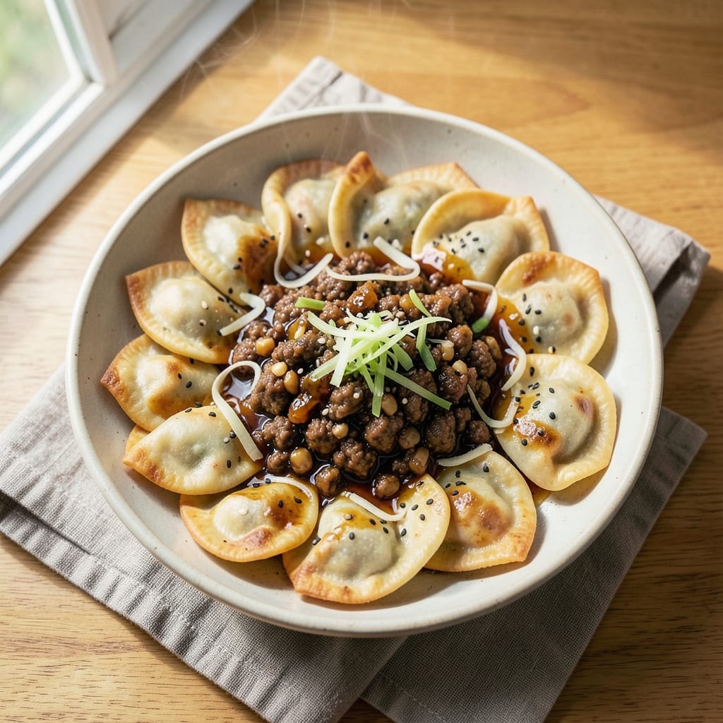 Baked Beef Wonton Recipe: Crispy Shells With Silky Beef Filling