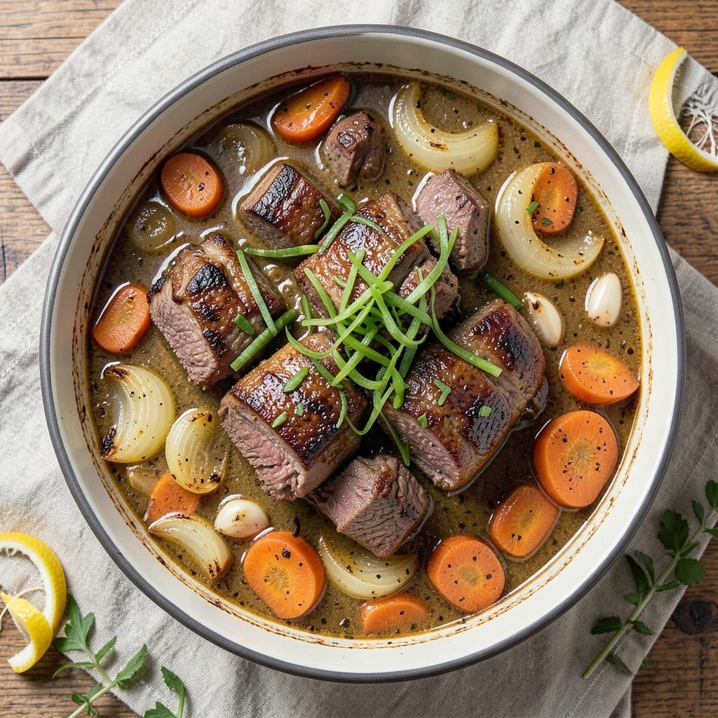 Beef and Horseradish Stew Recipe: Spicy Kick and Tender Meat Harmony