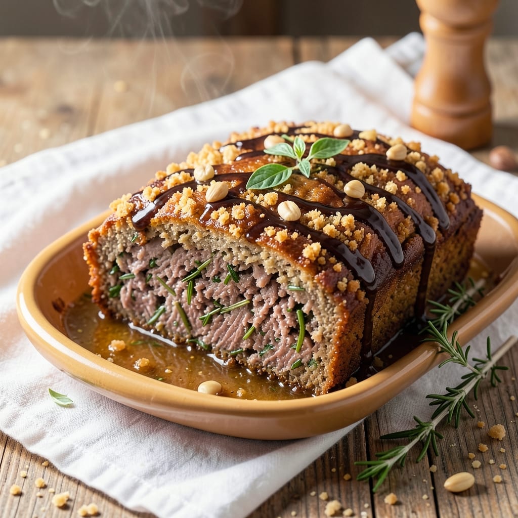 Beef and Lamb Meatloaf Recipe: Dual-Protein Richness With Herbed Crust