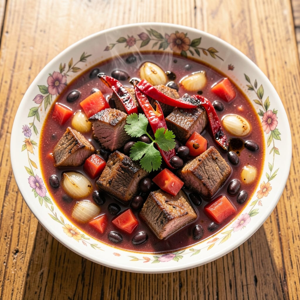 Beef and Black Bean Soup Recipe: Smoky Cumin and Cocoa Depth in One Pot