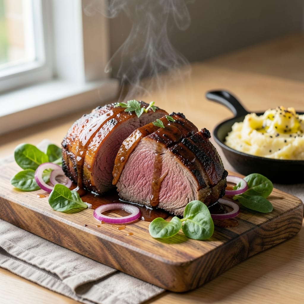 BBQ Beef Bottom Round Roast Recipe: Smoky Bark and Fork-Tender Meat