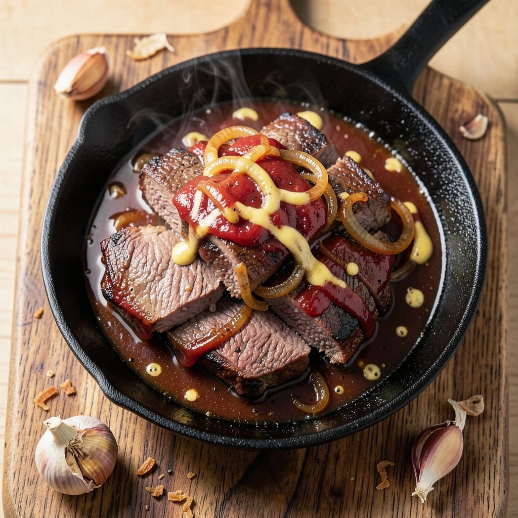 Beef BBQ Recipe With Ketchup and Mustard: Bold Tangy-Sweet Glaze for Smoky Ribs