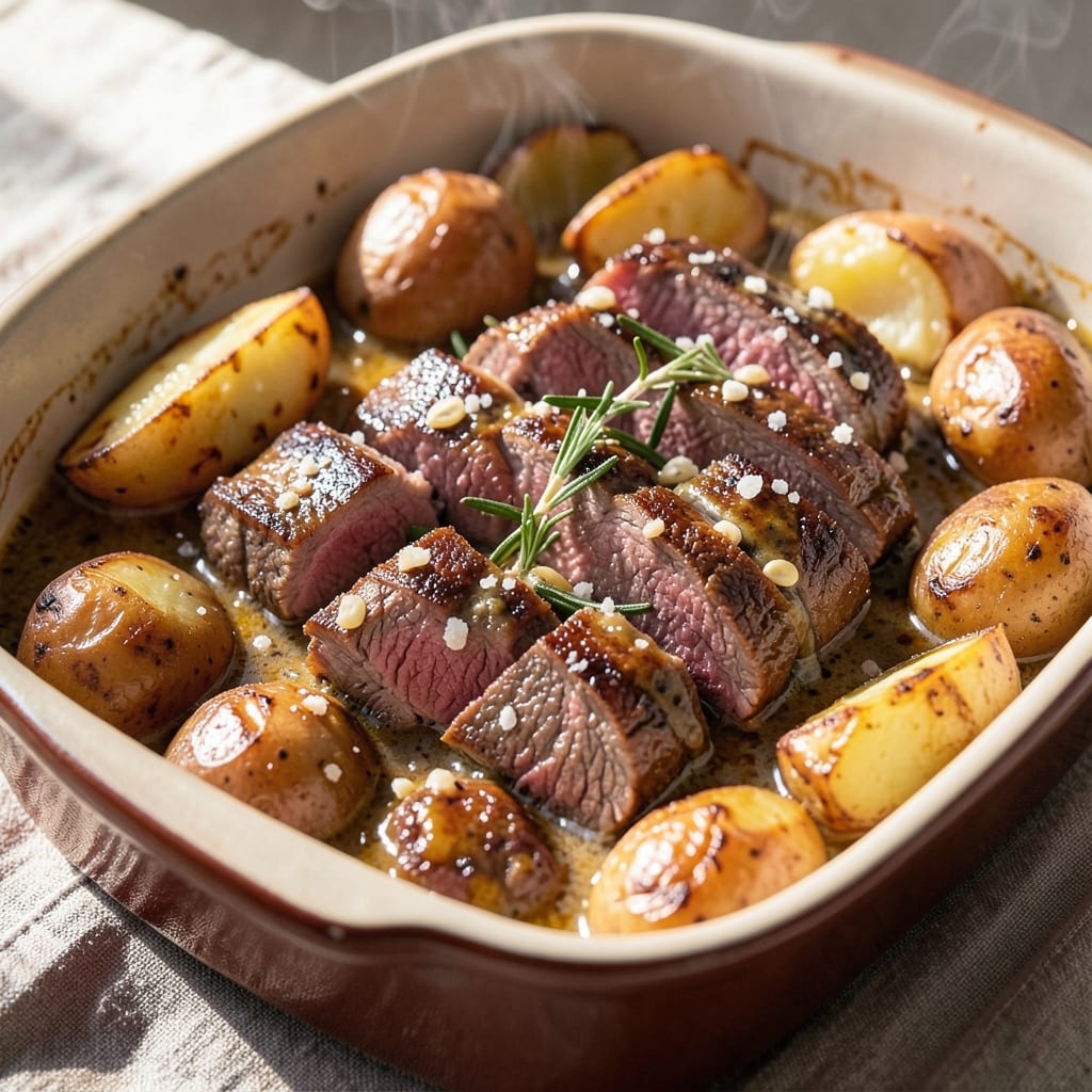 Beef and Potato Bake Recipe: Crispy Top, Creamy Cheese Layer Magic