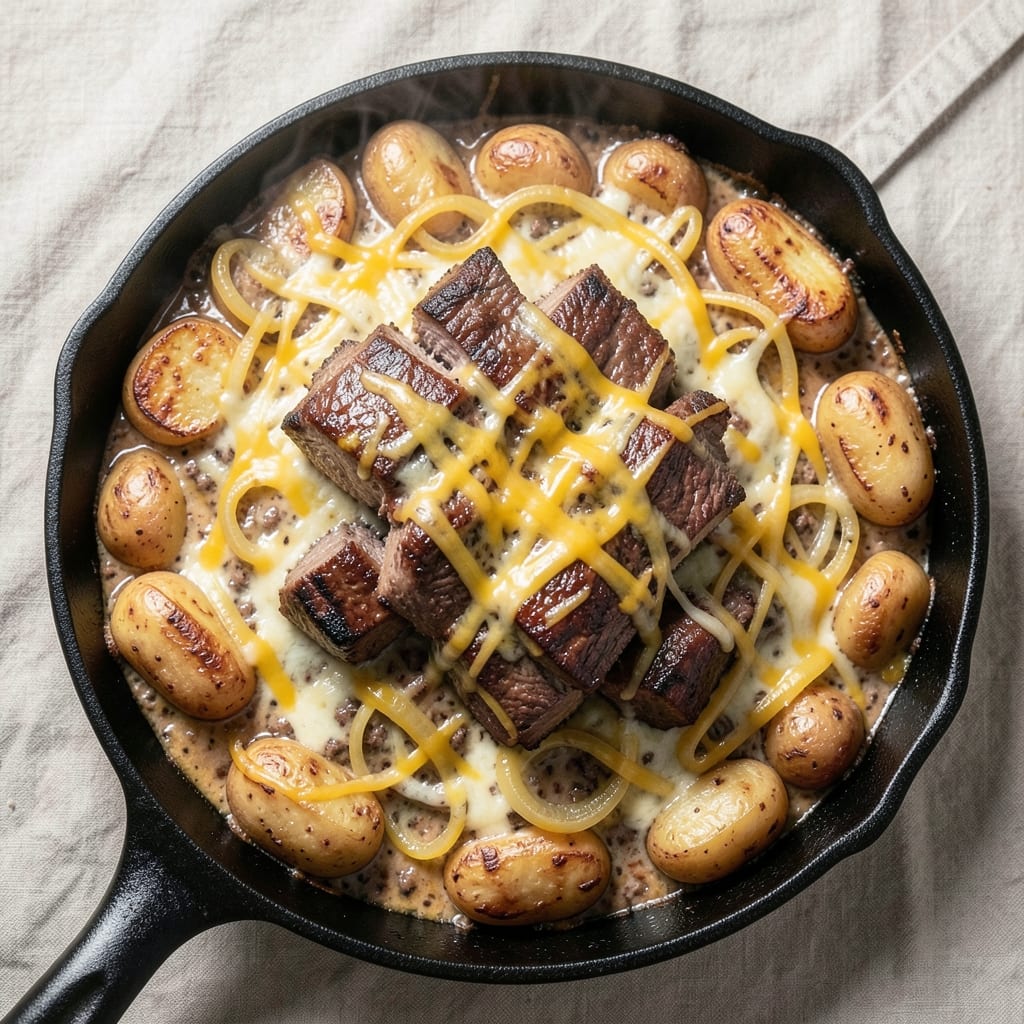 Beef and Onion Casserole Recipe: Crispy Top, Melty Cheese, One-Pot Magic