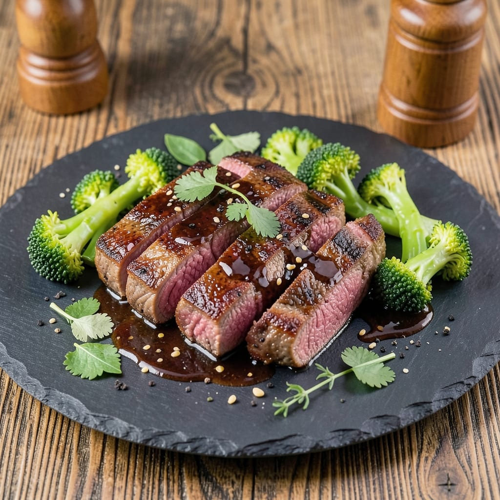 Beef and Broccoli Sirloin Steak Recipe: Wok-Hei Crispy Bites with Garlic Ginger Kiss