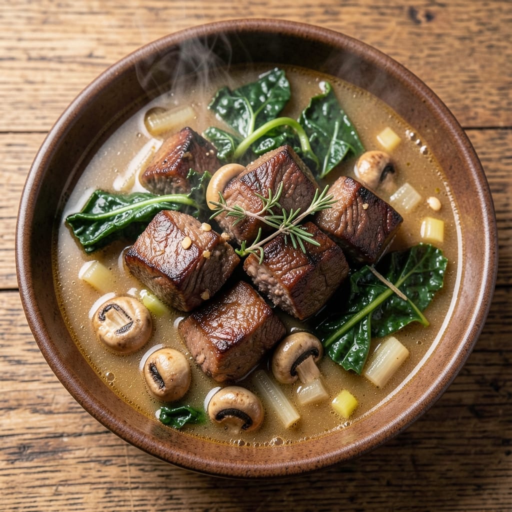 Beef and Kale Soup Recipe: Hearty Umami Depth in One Pot