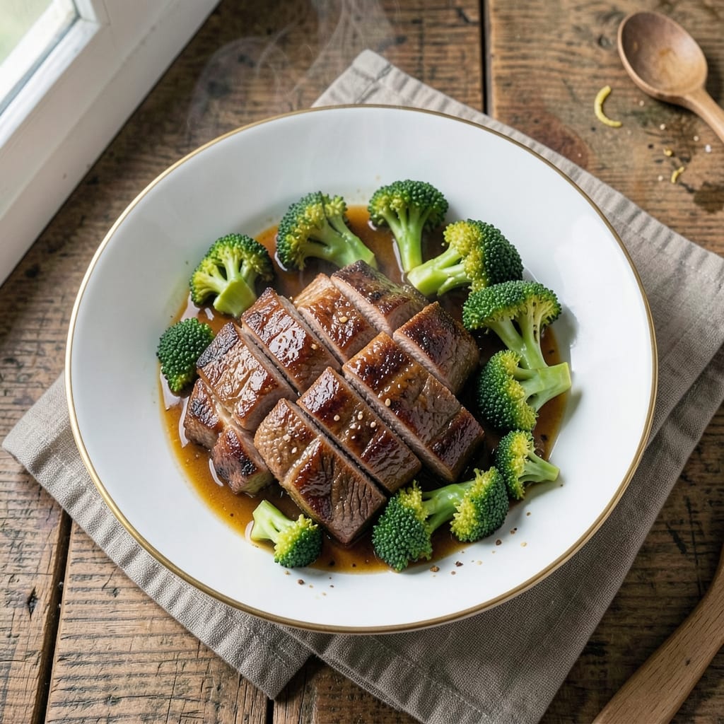 Beef and Broccoli Sirloin Recipe: Wok-Seared Crispy Beef and Bright Stir-Fry Sauce