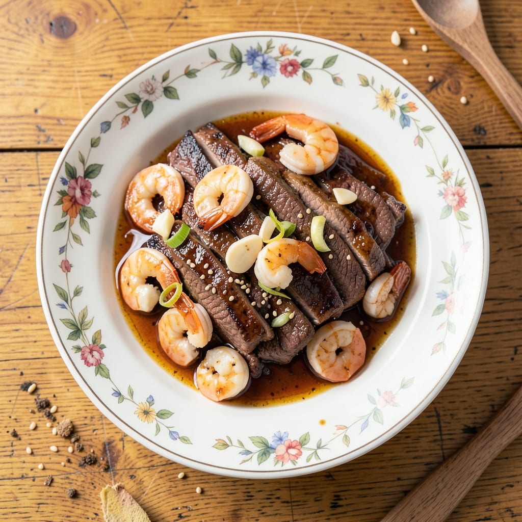 Beef and Shrimp Teriyaki Recipe: Sweet-Savory Glaze That Caramelizes in One Pan