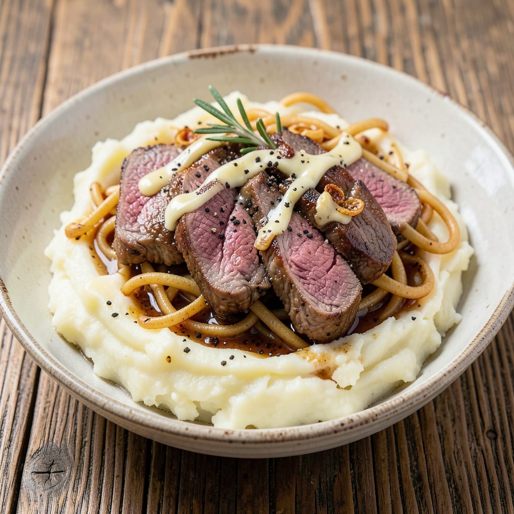 Beef and Noodles Over Mashed Potatoes Recipe: Savory Topping That Elevates Every Bite