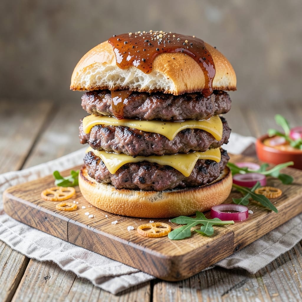 Bbq Beef Hamburgers Best Recipe: Smoky Grill Marks and Juicy Centers