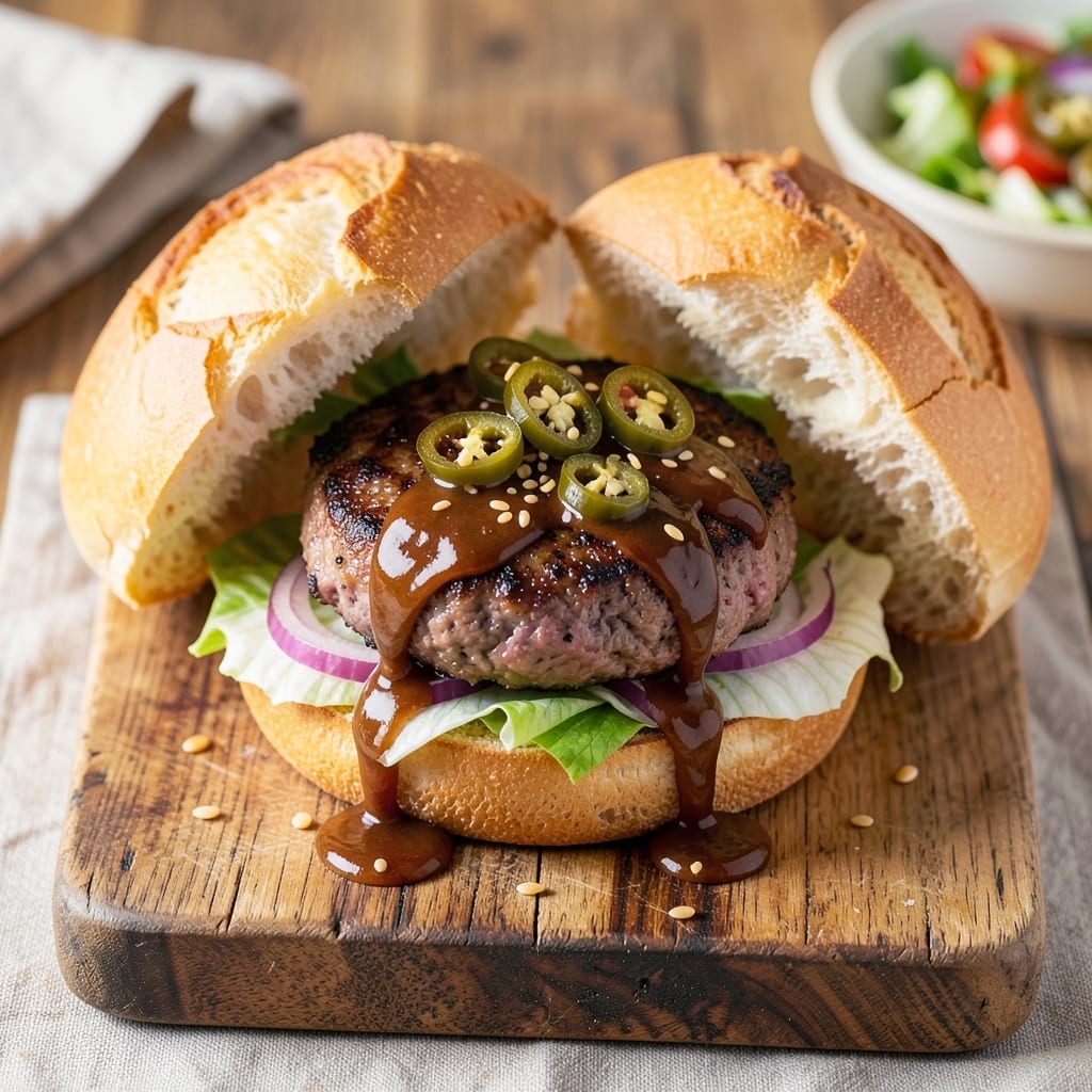 BBQ Beef Burgers Recipe: Smoky Charred Crust and Juicy Centers