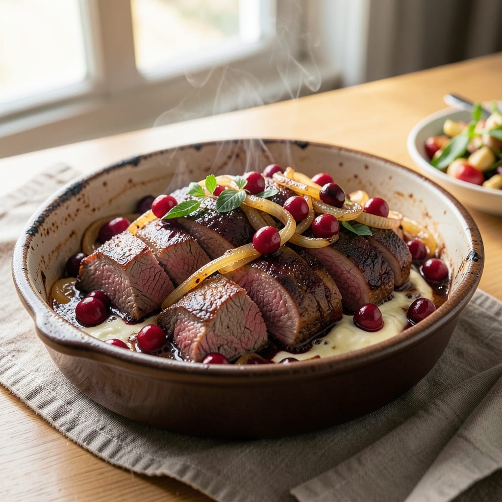 Beef and Cranberry Recipe: Sweet-Tart Sauce That Elevates Hearty Beef