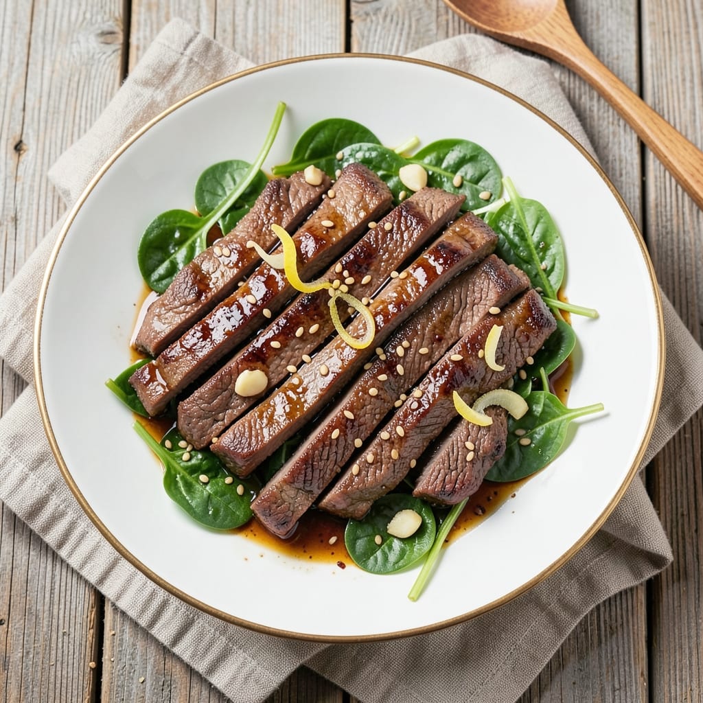 Beef and Spinach Stir Fry Recipe: Garlic-Infused Wok Technique for Maximum Flavor