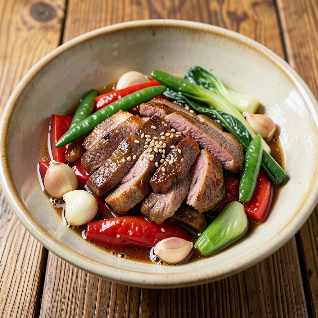 Beef and Pork Chop Suey Recipe: Wok-Heated Crispy Bits and Silky Sauce