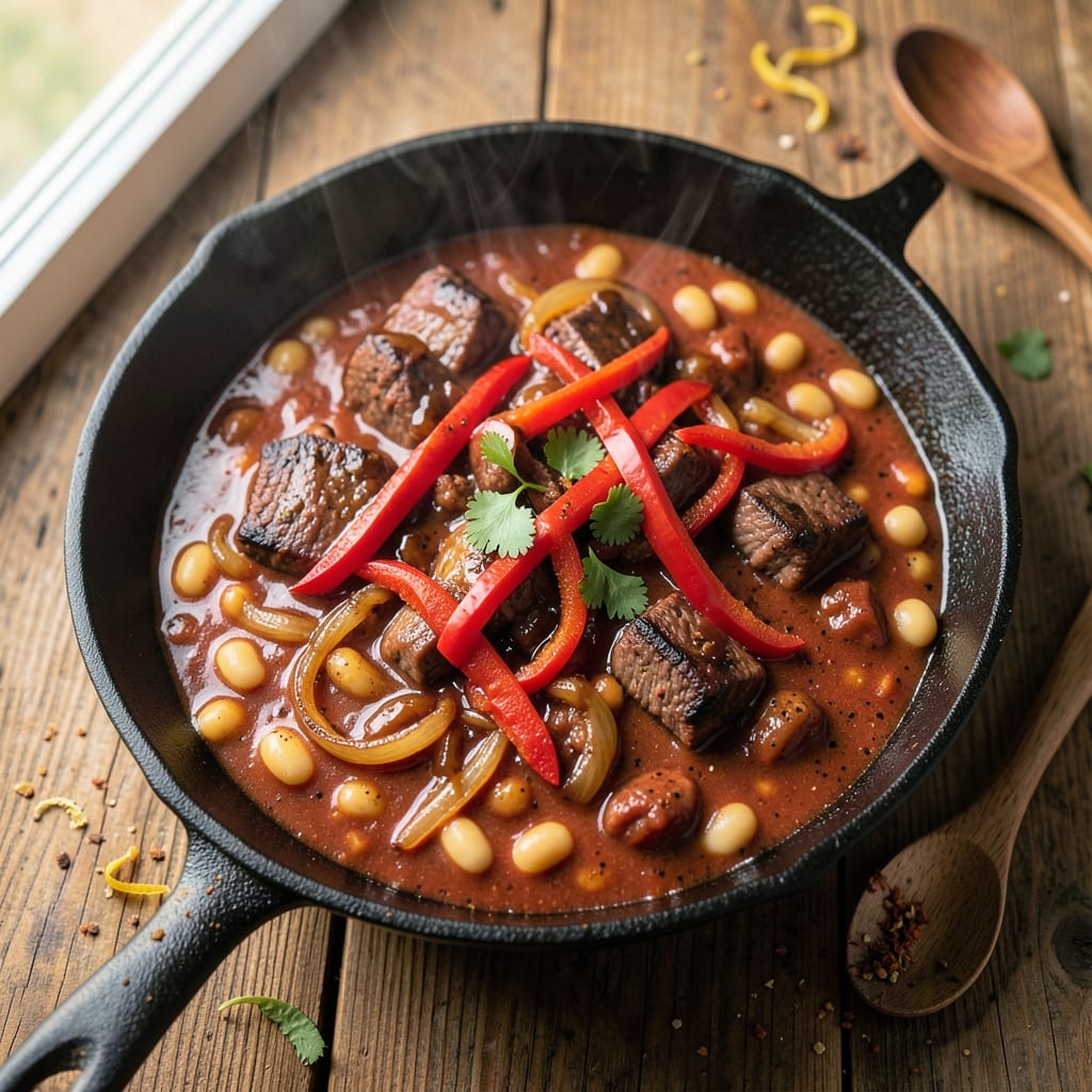 Beef and Veggie Chili Recipe: Deep Umami Kick With Caramelized Onions