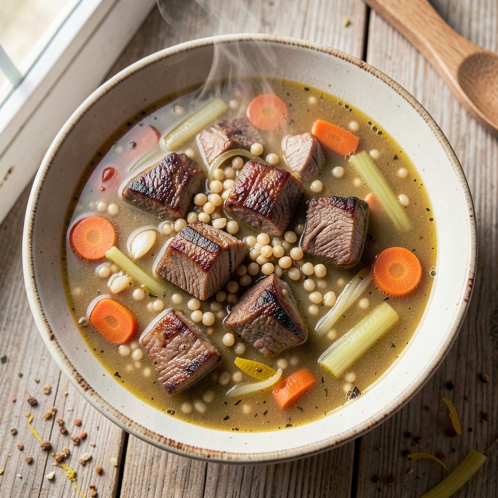 Beef Barley Soup Pressure Cooker Recipe: Rich Umami Depth in 35 Minutes