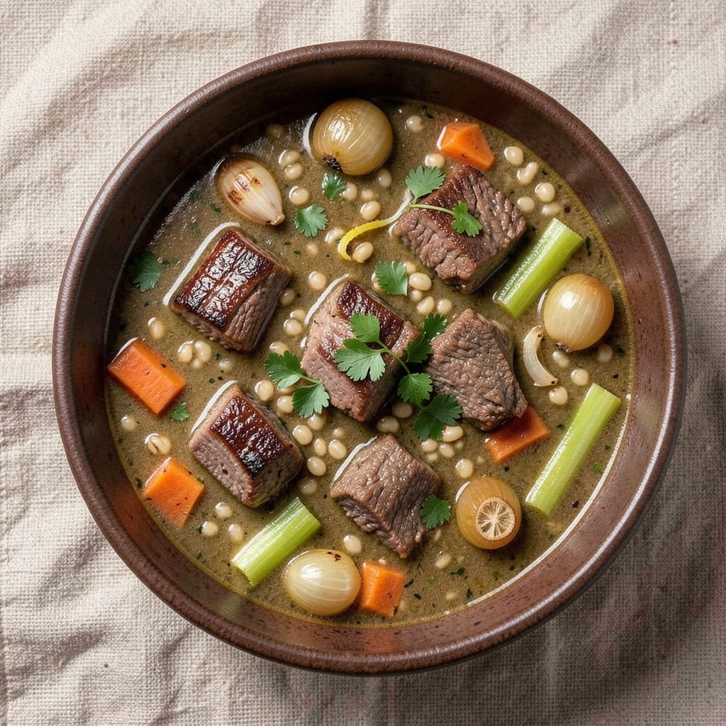 Beef and Barley Soup Recipe by Rachael Ray: Hearty Simmered Comfort with Perfectly Plump Grains