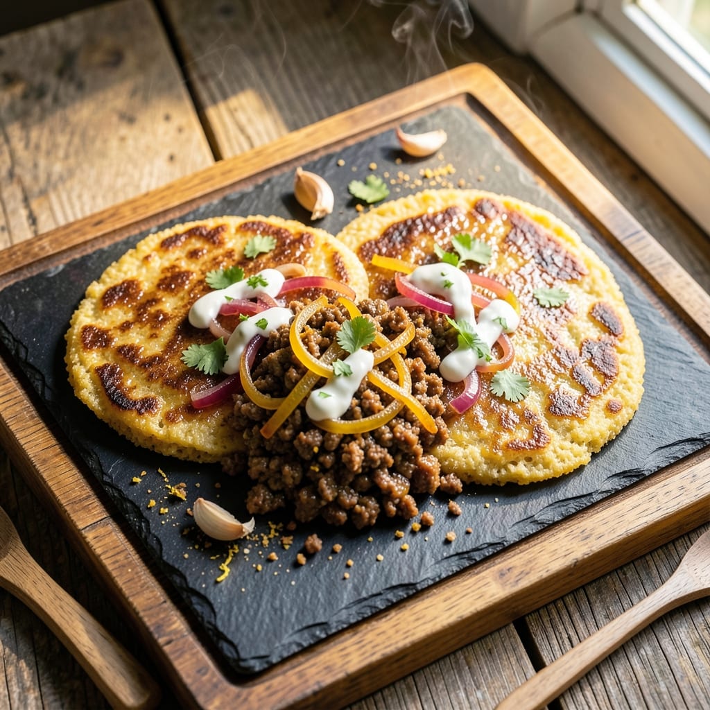 Beef Arepas Recipe: Crispy Corn Shells Stuffed With Melty Cheese