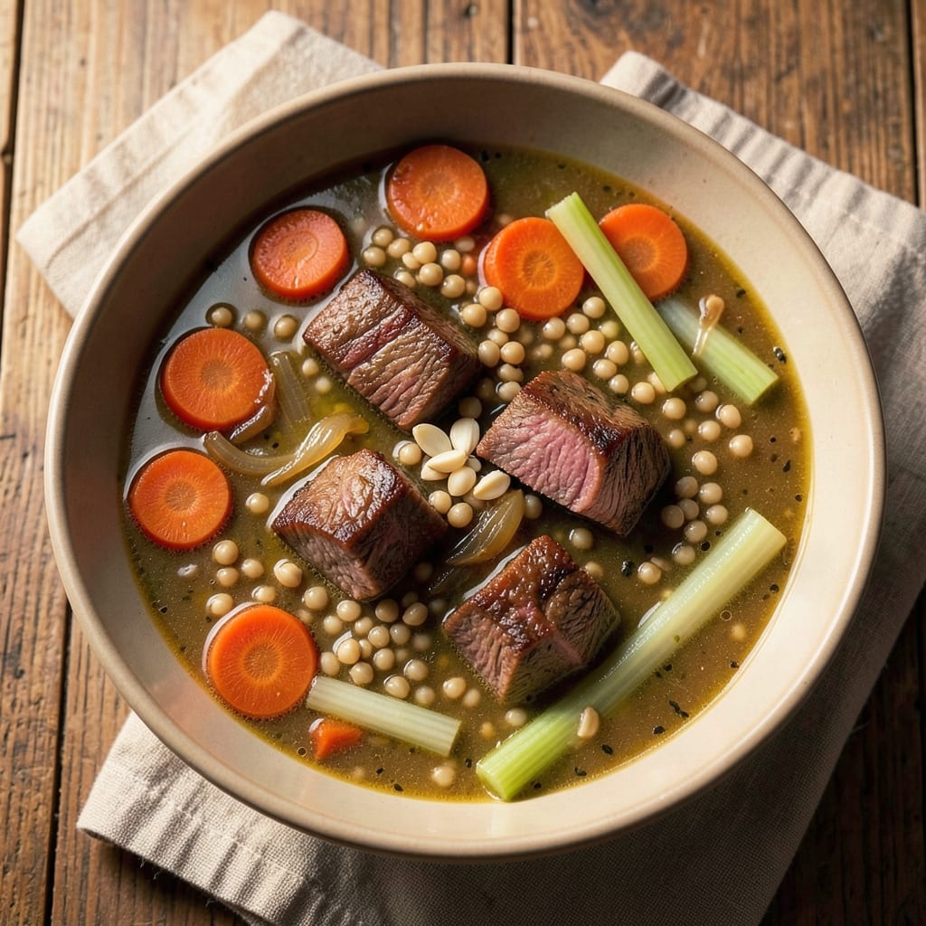 Beef Barley Soup Recipe Alton Brown: Slow-Simmered Umami Bomb With Hearty Roots