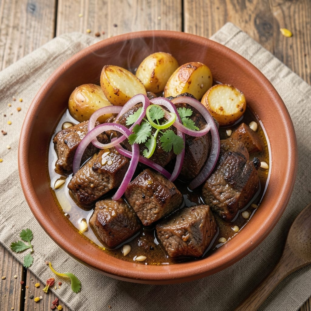Bangladeshi Beef Recipe: Slow-Cooked Spice and Potato Harmony