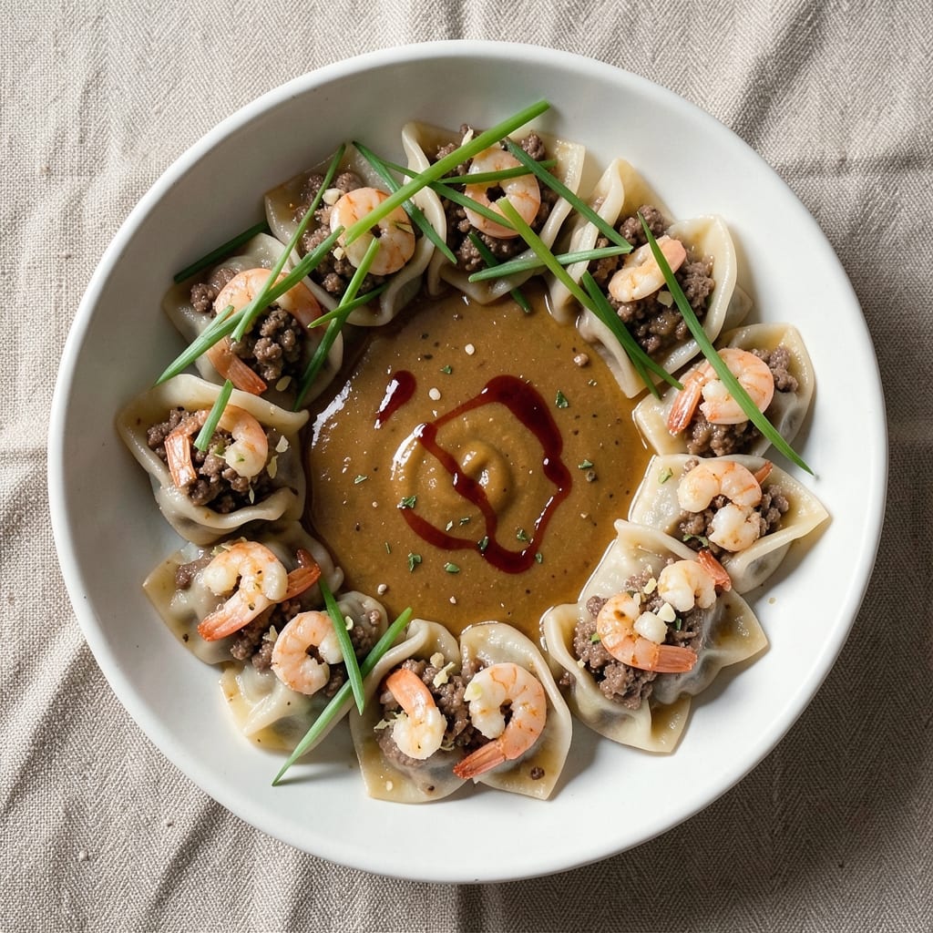 Beef and Shrimp Wonton Recipe: Silky Broth and Crispy Dumplings in One Pot