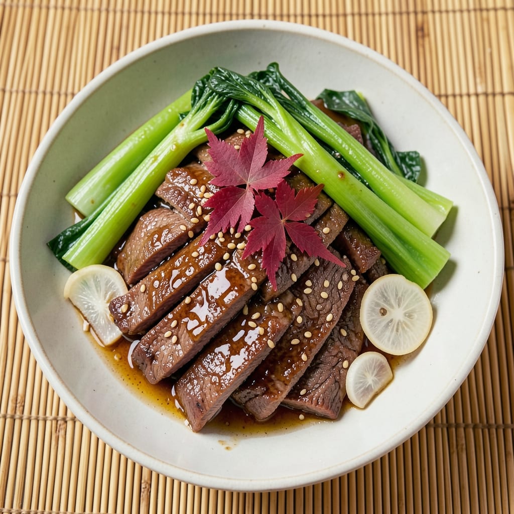 Beef and Greens Chinese Recipe: Wok-Hei Crispy Bites With Silky Bok Choy