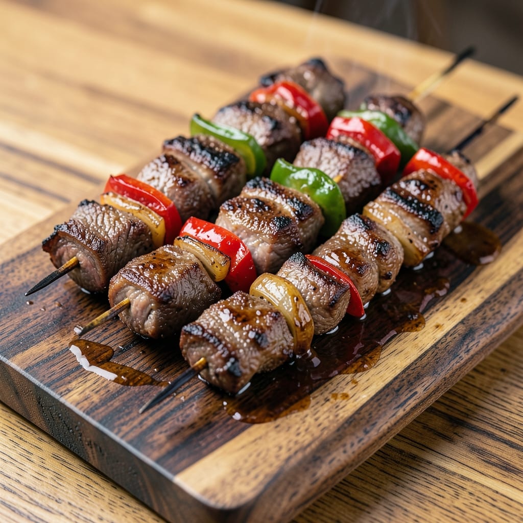 BBQ Beef Kabobs Recipe: Grilled-To-Perfection With Caramelized Edges