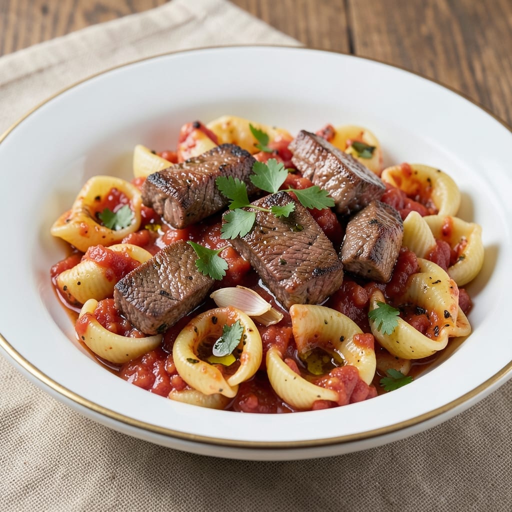 Beef and Shell Pasta Recipe: Umami-Packed One-Pan Masterpiece