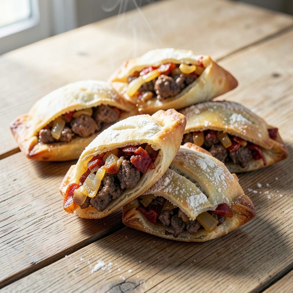 Beef and Chorizo Empanadas Recipe: Flaky Dough Cradles Spiced Filling