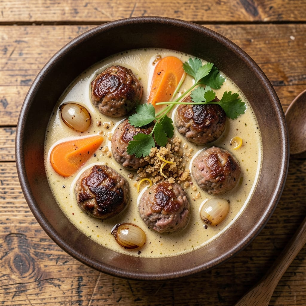 Ball Vegetable Beef Soup Recipe: Umami-Rich Simmer with Hearty Greens
