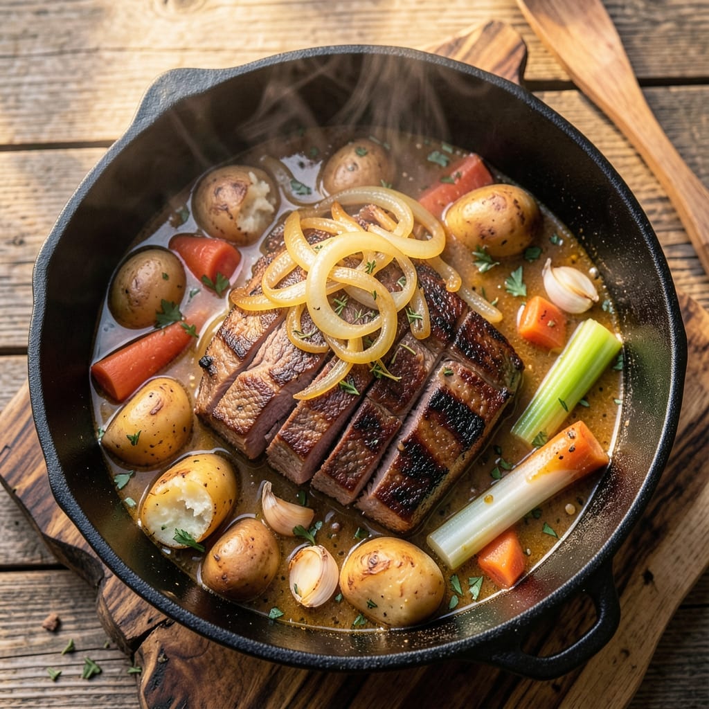 Beef Barkey Soup Recipe: Smoky, Savory Stew With Caramelized Onions