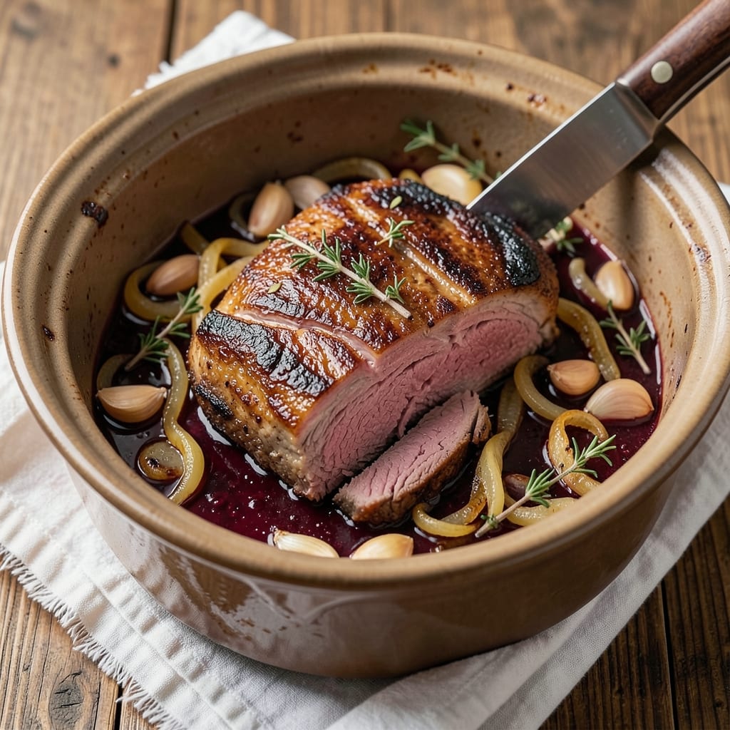 Beef and Red Wine Slow Cooker Recipe: Deep Umami Braise With Fall-Off-Bone Meat