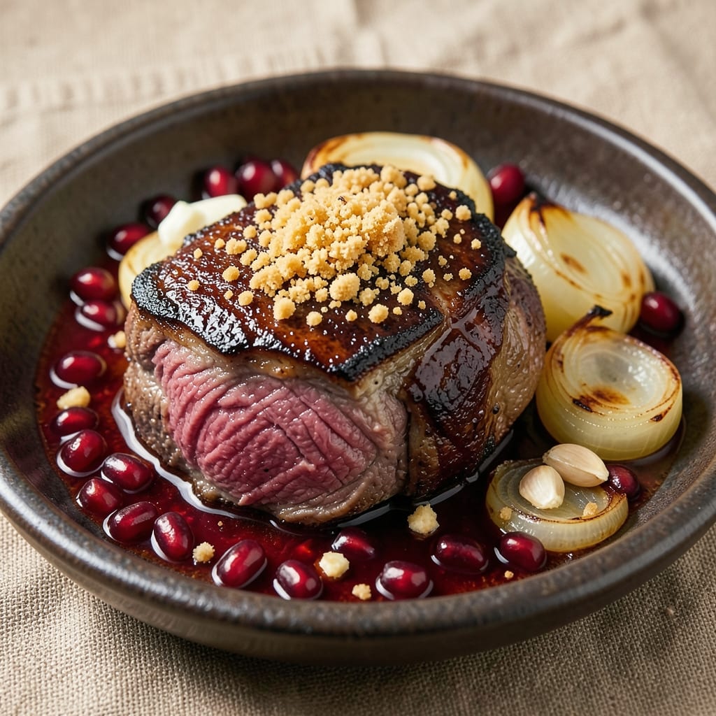 Beef and Pomegranate Recipe: Ruby Jewels Brighten Hearty Winter Comfort