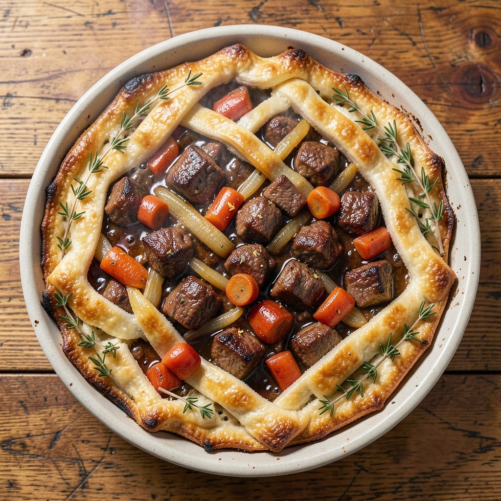 Beef and Beer Pie Recipe: Deep Malty Crust and Slow-Braised Filling