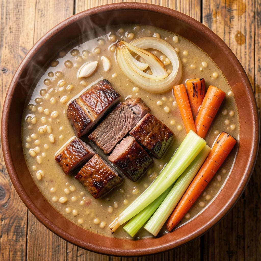 Beef Barley Soup Recipe Without Tomatoes: Hearty Umami Depth in One Pot