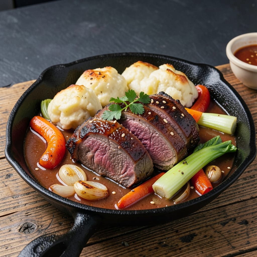 Baltimore Sour Beef and Dumplings Recipe: Slow-Simmered Richness With Herbed Potato Dumplings