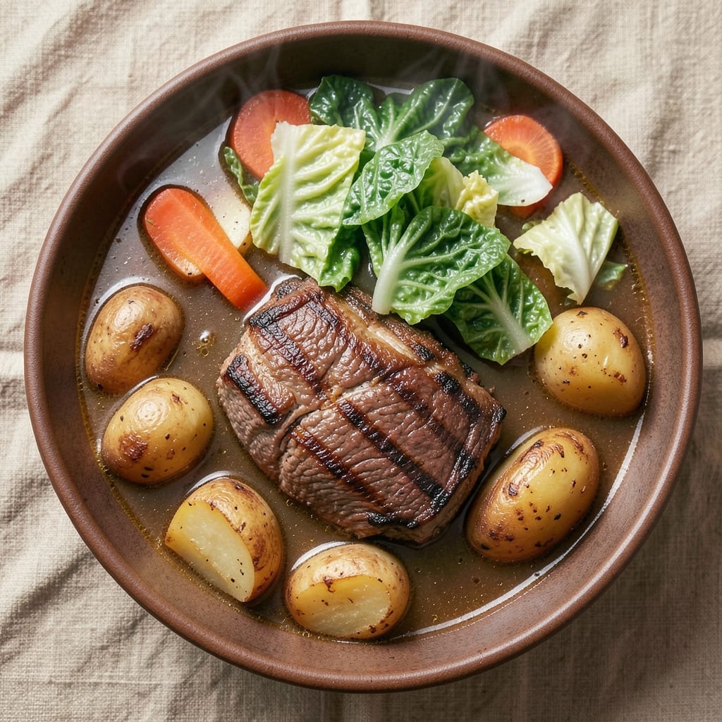Beef and Cabbage Soup Recipe with Potatoes: Hearty One-Pot Comfort in 40 Minutes