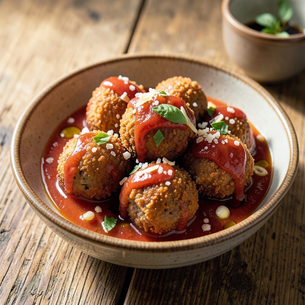 Beef Arancini Recipe: Crispy Rice Balls With Melty Mozzarella Hearts