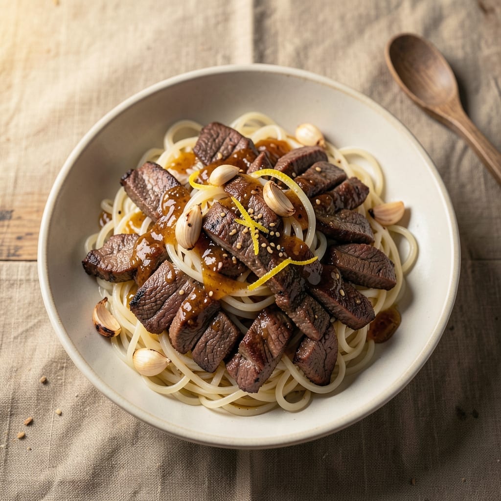Beef and Glass Noodles Recipe: Wok-Hei Crispy Beef with Silky Slurp