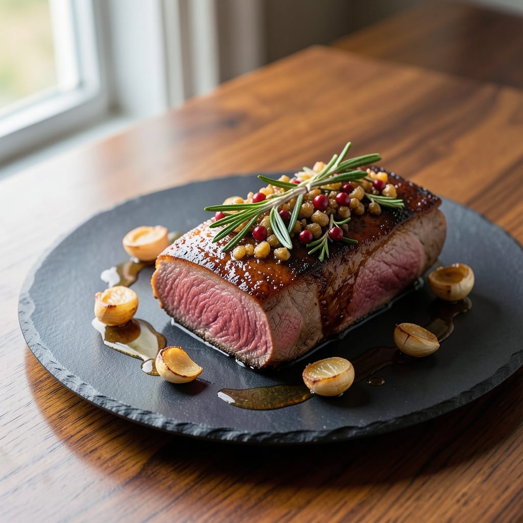 Baked Beef Tenderloin Steak Recipe: 45-Minute Rose-Garlic Crust Mastery