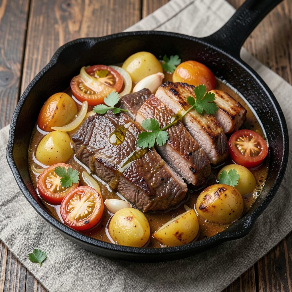 Beef and Pork Caldereta Recipe: Slow-Simmered Filipino Comfort in One Pot