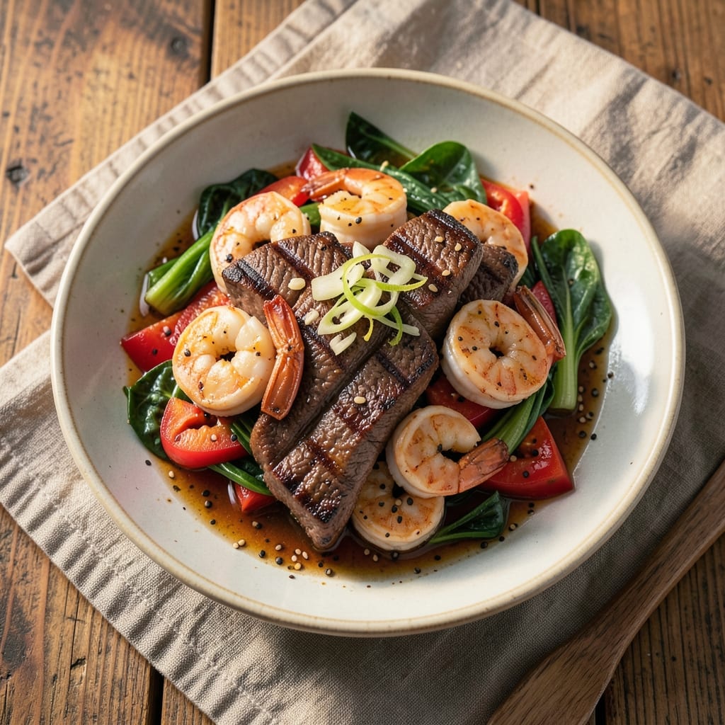 Beef and Shrimp Recipe: Spicy-Tangy One-Pot with Umami Depth