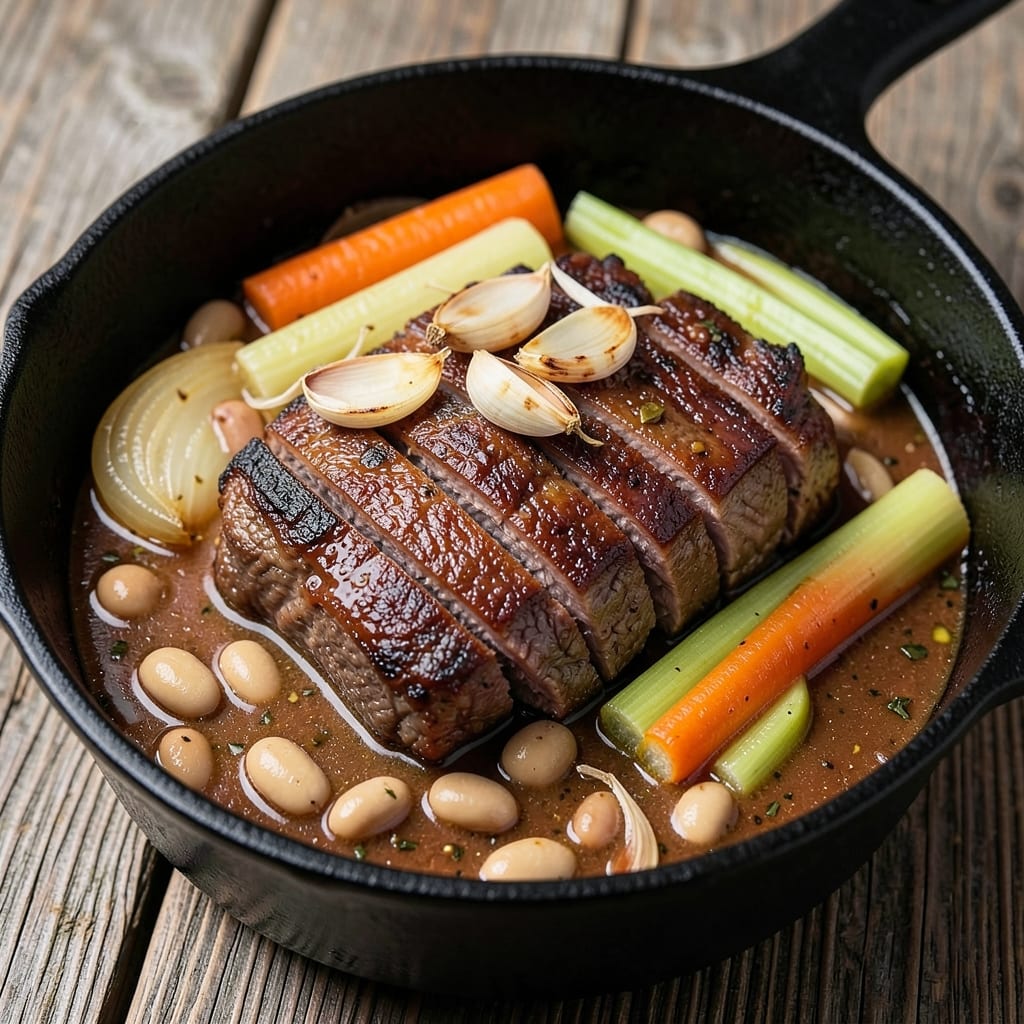 Beef and Bean Roundup Recipe: Hearty Stew With Smoky Depth and Crunchy Top