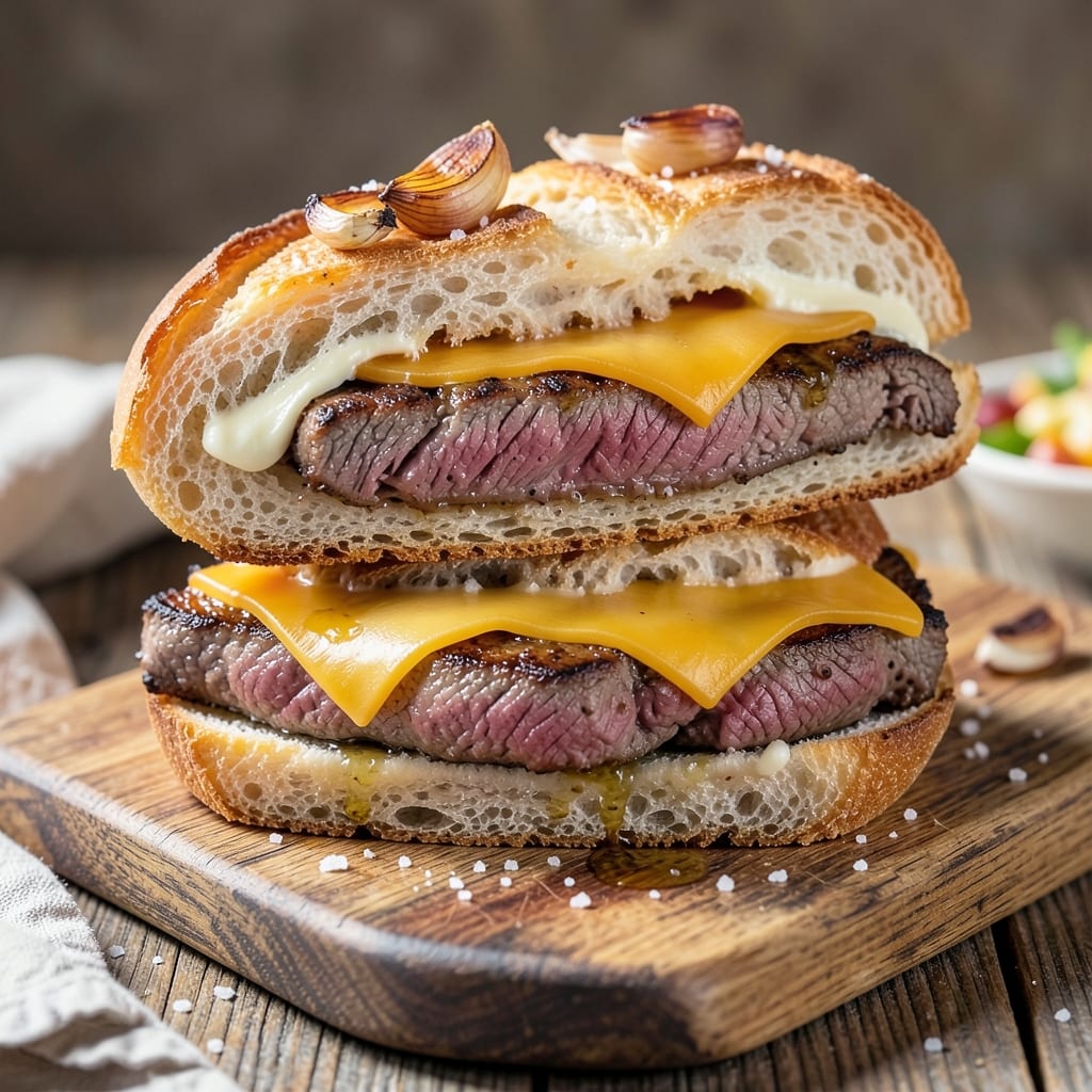 Beef and Cheese Sandwiches Recipe: Crispy-Grilled Crust Meets Melted Cheese