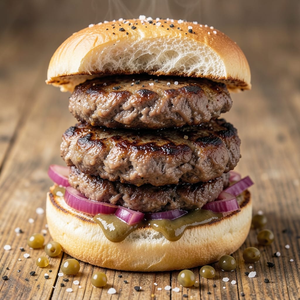 Beef and Pork Burger Patties Recipe: Juicy Blend With Perfect Seamless Fusion