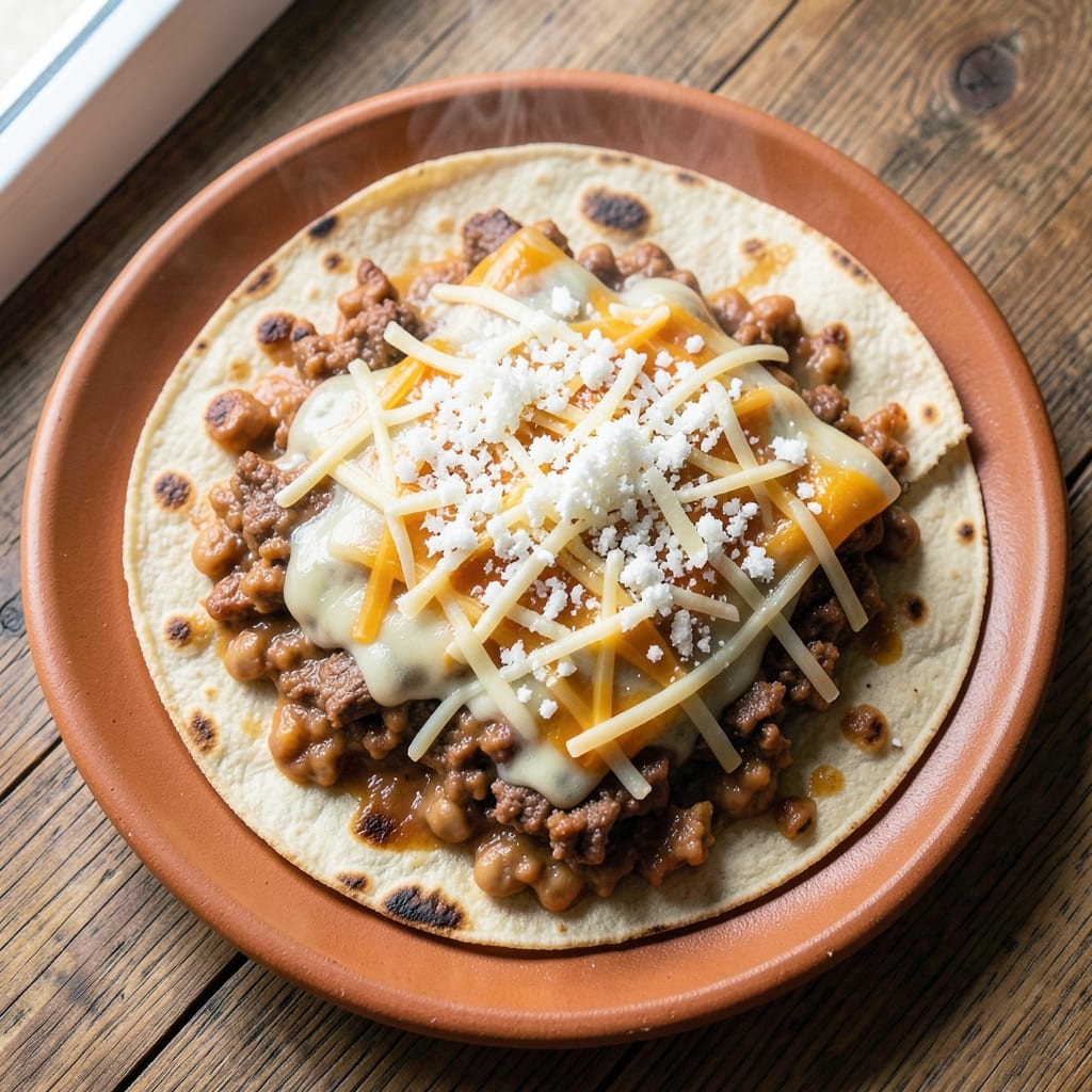 Beef and Refried Bean Quesadillas Recipe: Smoky Cheese-Melted Layers in 15 Minutes