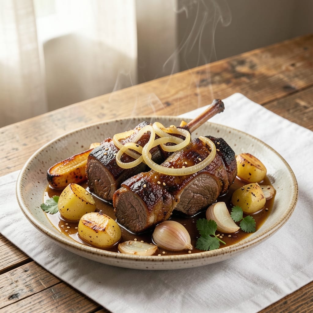 Beef Banana Shank Recipe: Slow-Braised Umami Bomb With Silky Potatoes