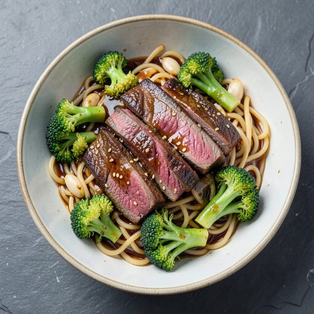 Beef and Broccoli Noodle Stir Fry Recipe: Wok-Heated Crispy Beef and Silky Noodles